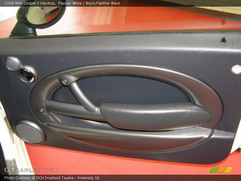 Pepper White / Black/Panther Black 2006 Mini Cooper S Hardtop