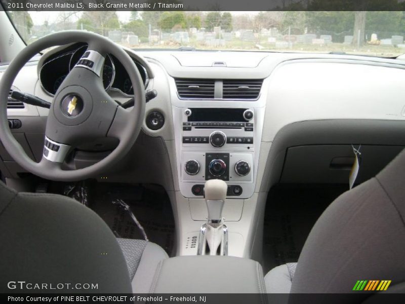 Black Granite Metallic / Titanium 2011 Chevrolet Malibu LS