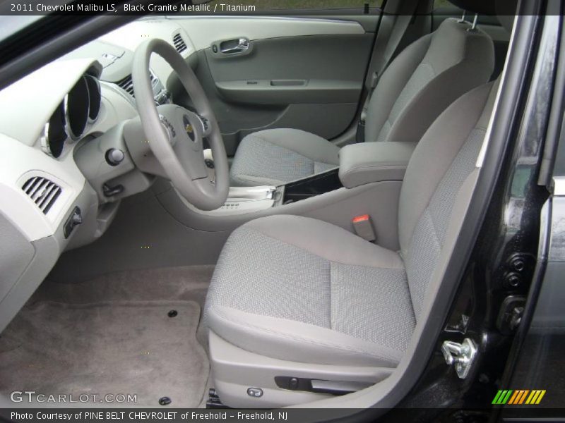 Black Granite Metallic / Titanium 2011 Chevrolet Malibu LS