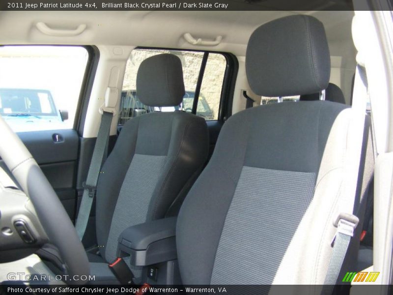 Brilliant Black Crystal Pearl / Dark Slate Gray 2011 Jeep Patriot Latitude 4x4