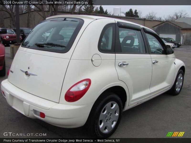 Stone White / Pastel Slate Gray 2008 Chrysler PT Cruiser LX