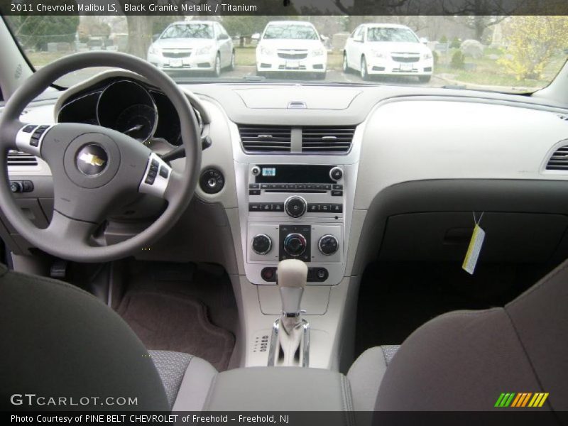 Black Granite Metallic / Titanium 2011 Chevrolet Malibu LS
