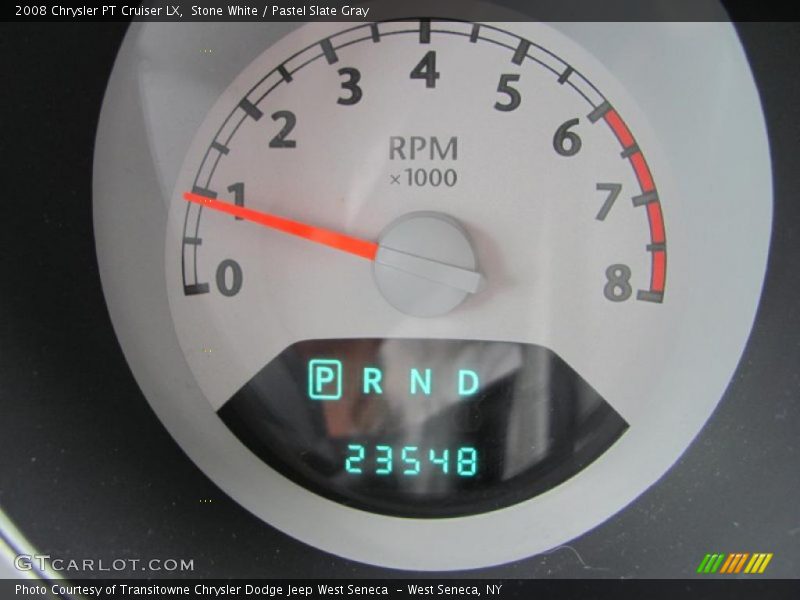 Stone White / Pastel Slate Gray 2008 Chrysler PT Cruiser LX