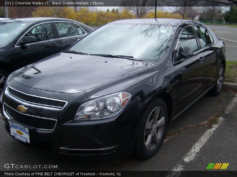 Black Granite Metallic / Ebony 2011 Chevrolet Malibu LT