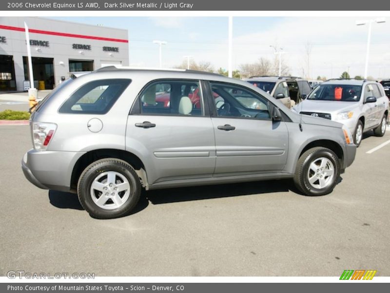 Dark Silver Metallic / Light Gray 2006 Chevrolet Equinox LS AWD