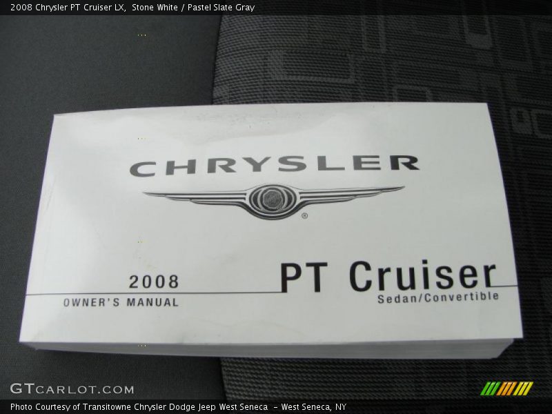 Stone White / Pastel Slate Gray 2008 Chrysler PT Cruiser LX