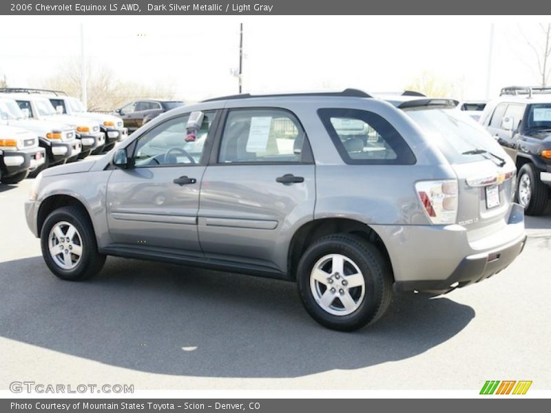 Dark Silver Metallic / Light Gray 2006 Chevrolet Equinox LS AWD