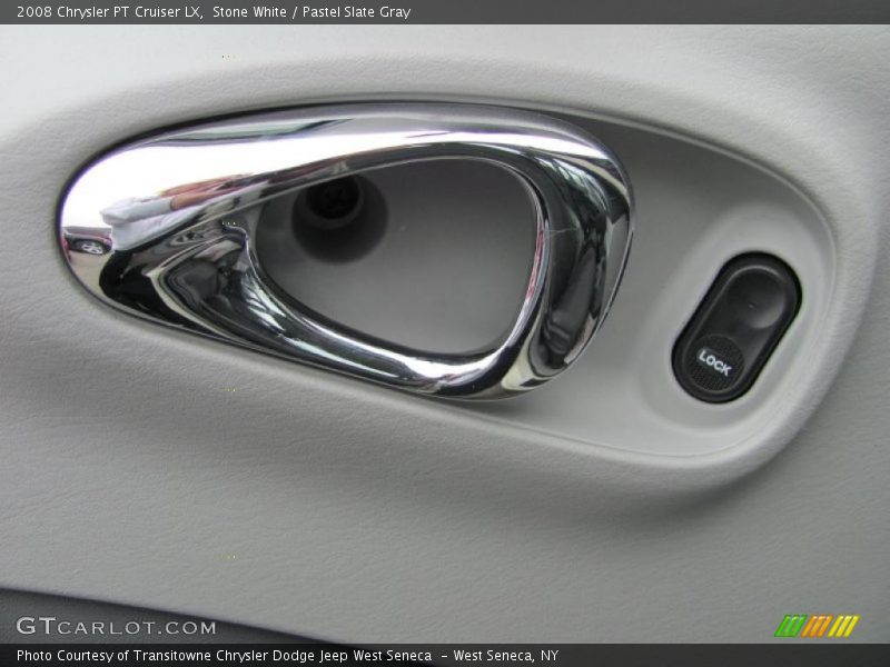 Stone White / Pastel Slate Gray 2008 Chrysler PT Cruiser LX