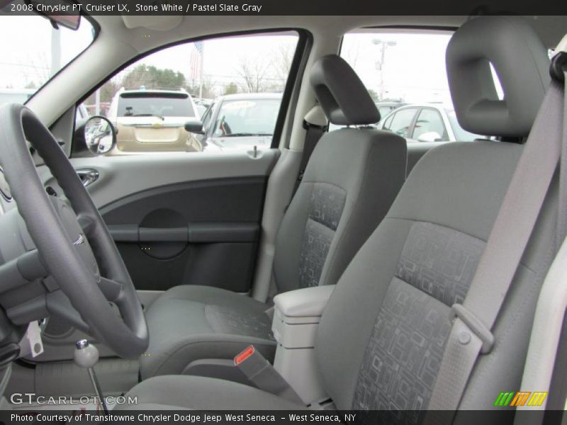 Stone White / Pastel Slate Gray 2008 Chrysler PT Cruiser LX
