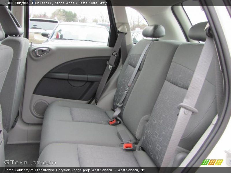Stone White / Pastel Slate Gray 2008 Chrysler PT Cruiser LX