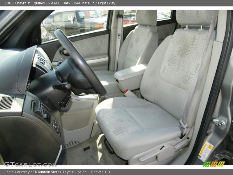 Dark Silver Metallic / Light Gray 2006 Chevrolet Equinox LS AWD