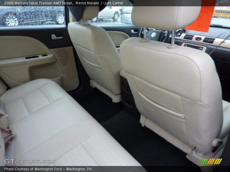 Merlot Metallic / Light Camel 2008 Mercury Sable Premier AWD Sedan