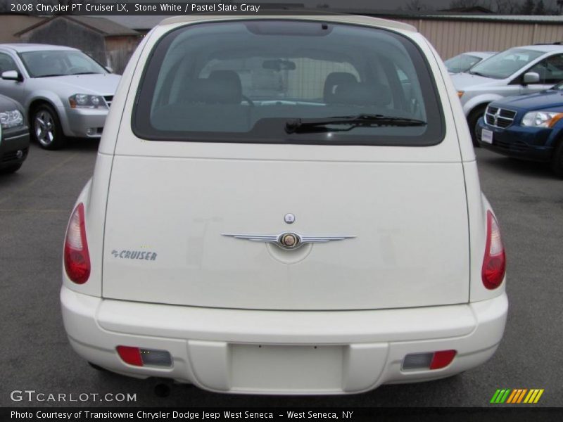 Stone White / Pastel Slate Gray 2008 Chrysler PT Cruiser LX
