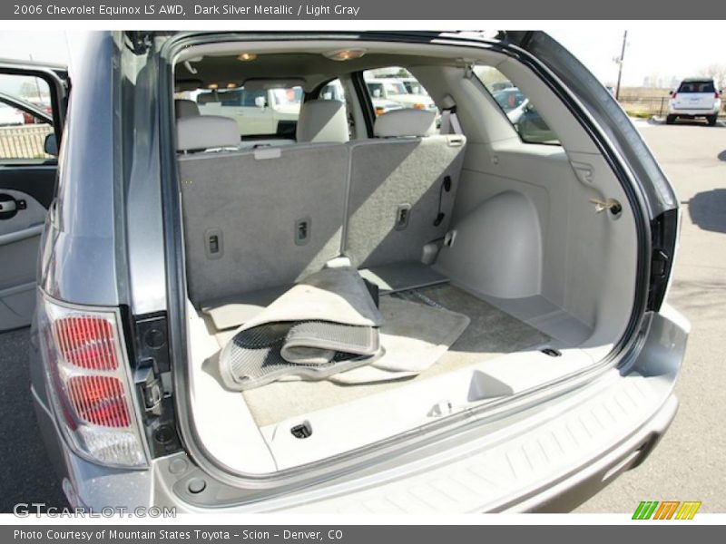Dark Silver Metallic / Light Gray 2006 Chevrolet Equinox LS AWD