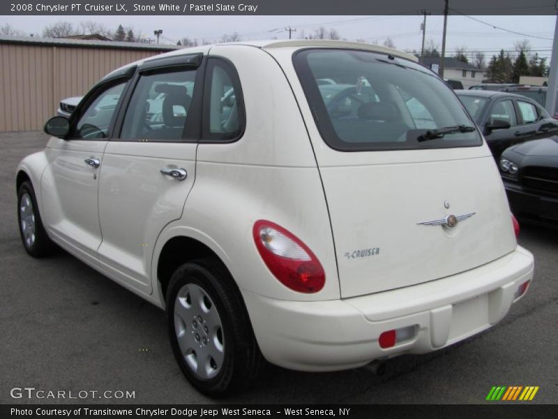 Stone White / Pastel Slate Gray 2008 Chrysler PT Cruiser LX