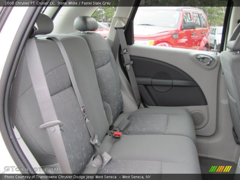 Stone White / Pastel Slate Gray 2008 Chrysler PT Cruiser LX