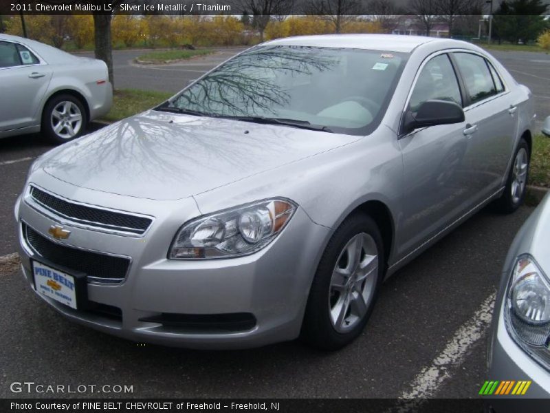 Silver Ice Metallic / Titanium 2011 Chevrolet Malibu LS
