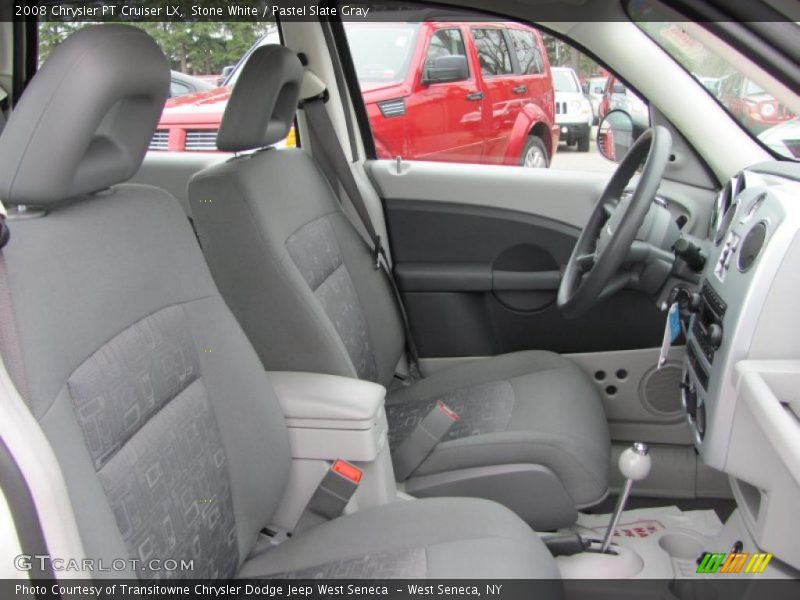 Stone White / Pastel Slate Gray 2008 Chrysler PT Cruiser LX