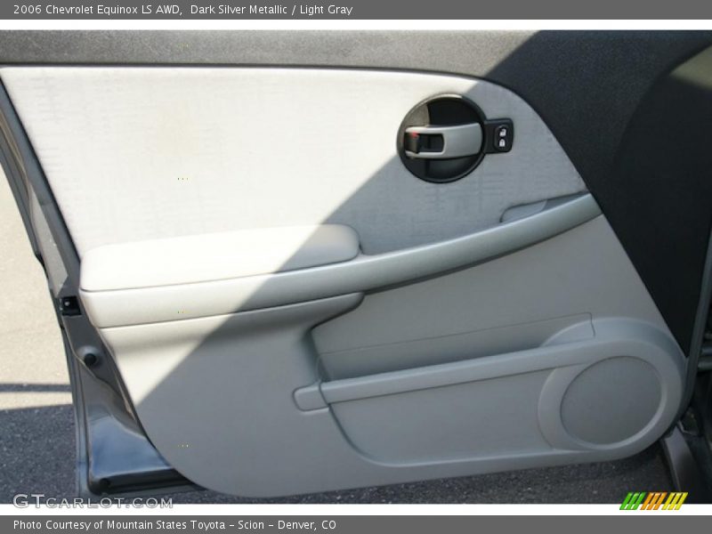 Dark Silver Metallic / Light Gray 2006 Chevrolet Equinox LS AWD