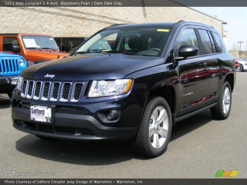 Blackberry Pearl / Dark Slate Gray 2011 Jeep Compass 2.4 4x4
