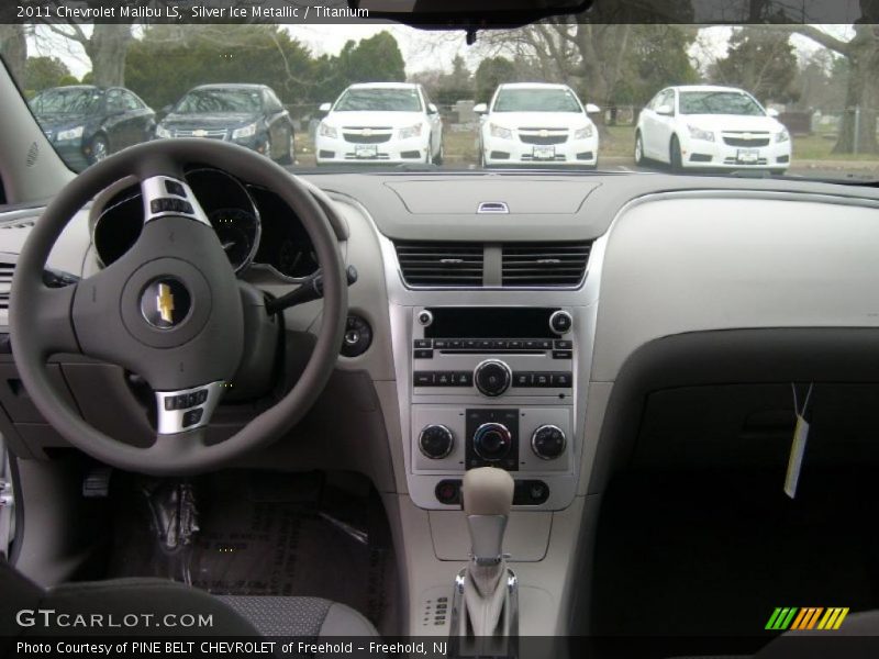 Silver Ice Metallic / Titanium 2011 Chevrolet Malibu LS