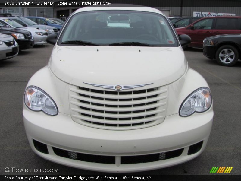 Stone White / Pastel Slate Gray 2008 Chrysler PT Cruiser LX