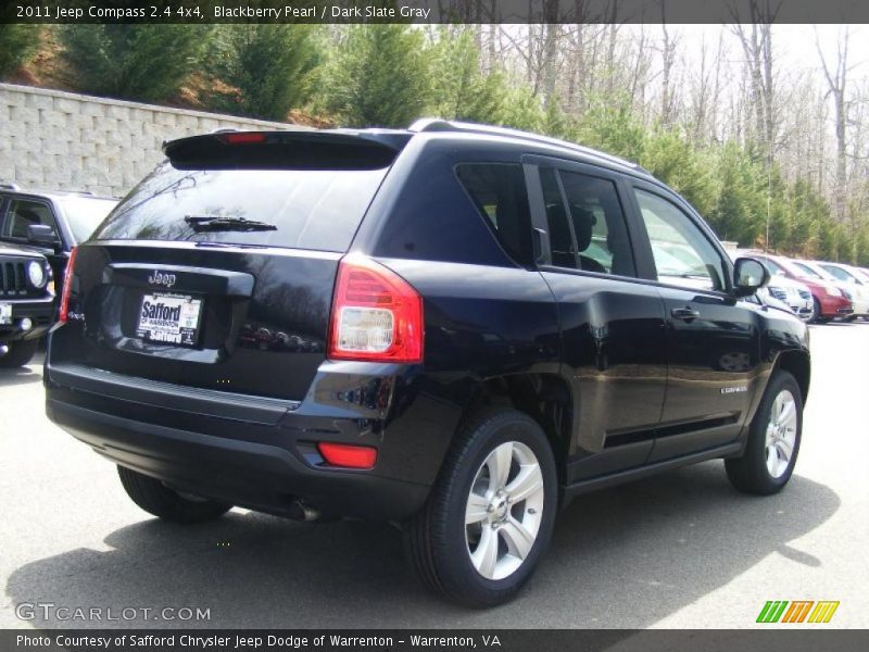Blackberry Pearl / Dark Slate Gray 2011 Jeep Compass 2.4 4x4