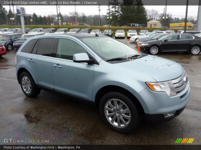 Light Ice Blue Metallic / Charcoal 2008 Ford Edge Limited AWD