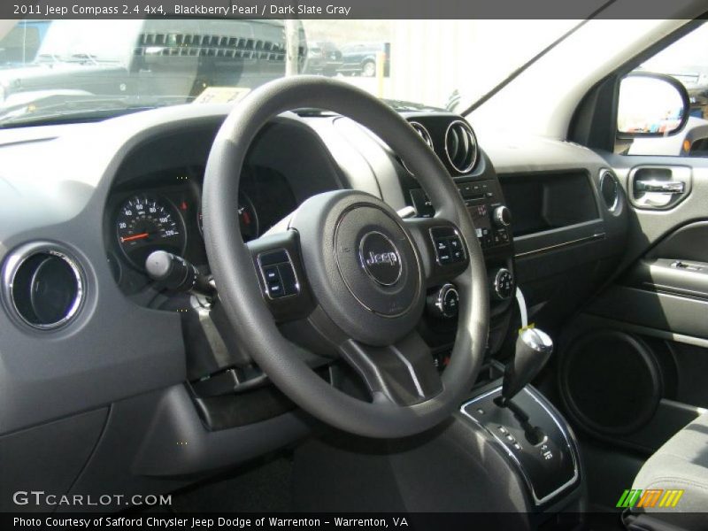 Blackberry Pearl / Dark Slate Gray 2011 Jeep Compass 2.4 4x4