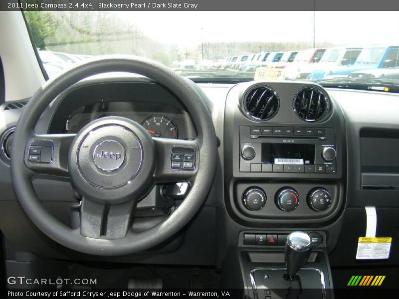Blackberry Pearl / Dark Slate Gray 2011 Jeep Compass 2.4 4x4