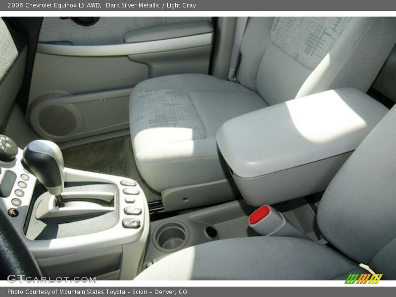 Dark Silver Metallic / Light Gray 2006 Chevrolet Equinox LS AWD