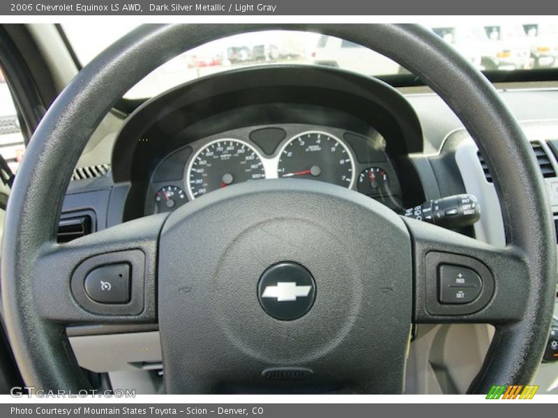 Dark Silver Metallic / Light Gray 2006 Chevrolet Equinox LS AWD