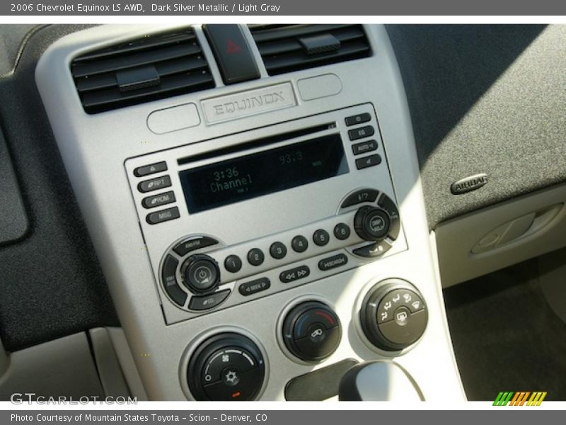 Dark Silver Metallic / Light Gray 2006 Chevrolet Equinox LS AWD