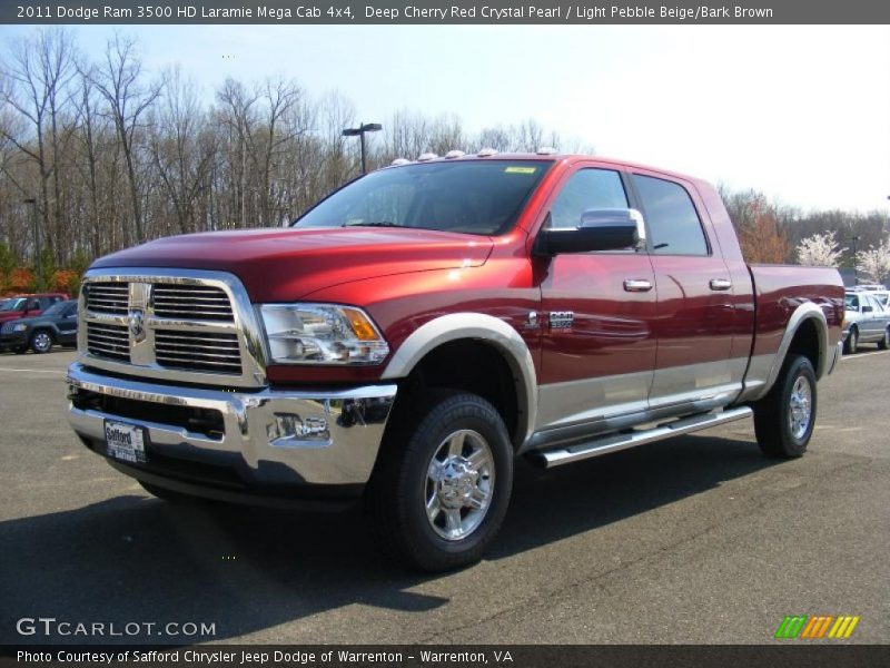 Front 3/4 View of 2011 Ram 3500 HD Laramie Mega Cab 4x4
