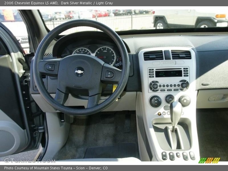 Dark Silver Metallic / Light Gray 2006 Chevrolet Equinox LS AWD