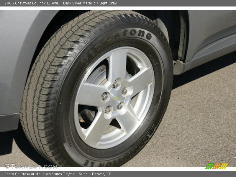 Dark Silver Metallic / Light Gray 2006 Chevrolet Equinox LS AWD