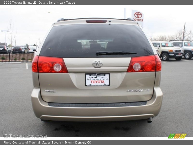 Desert Sand Mica / Taupe 2006 Toyota Sienna LE