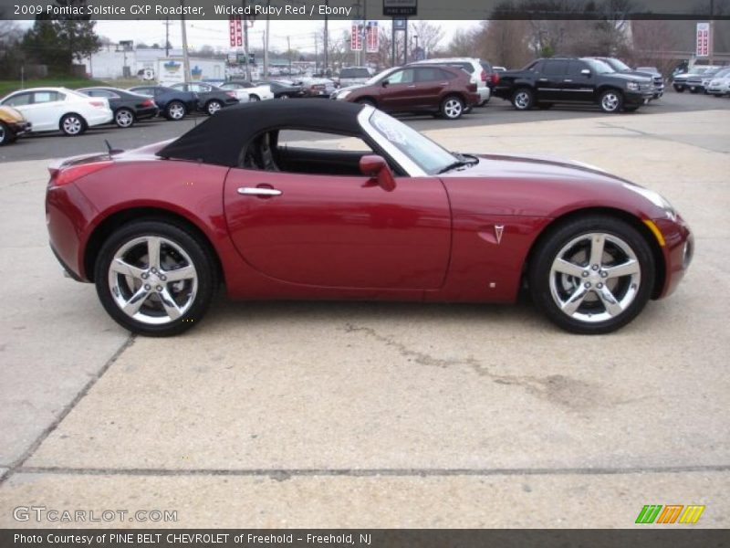  2009 Solstice GXP Roadster Wicked Ruby Red