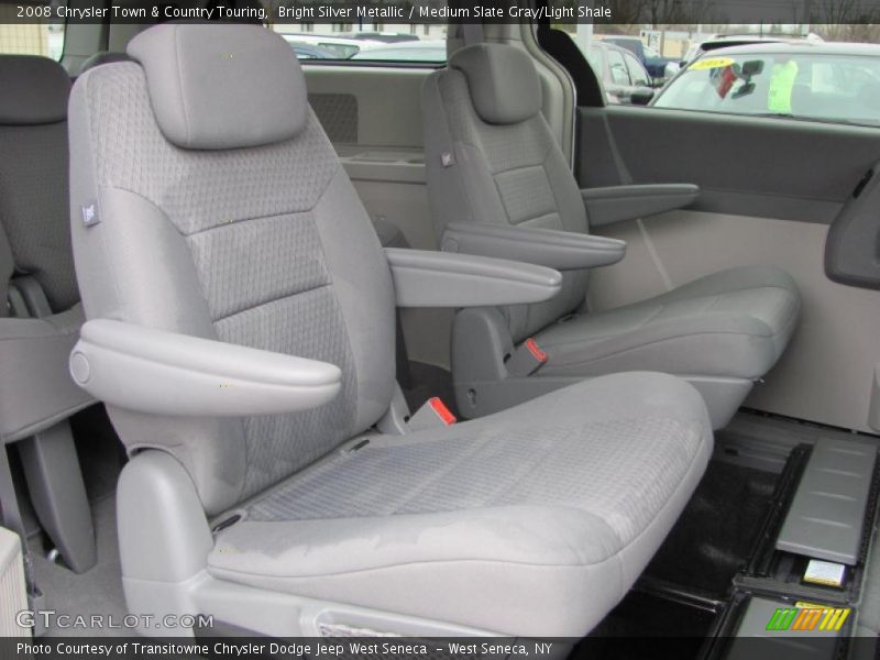 Bright Silver Metallic / Medium Slate Gray/Light Shale 2008 Chrysler Town & Country Touring