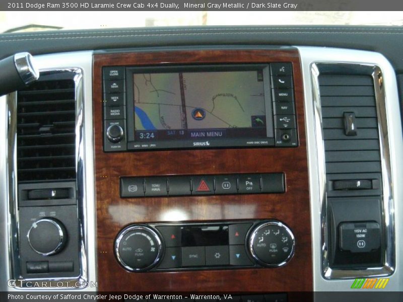 Mineral Gray Metallic / Dark Slate Gray 2011 Dodge Ram 3500 HD Laramie Crew Cab 4x4 Dually