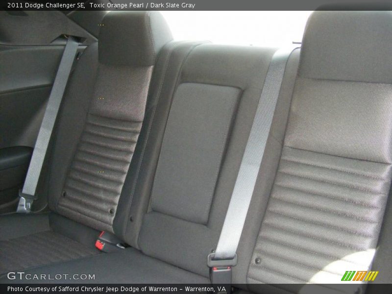 Toxic Orange Pearl / Dark Slate Gray 2011 Dodge Challenger SE