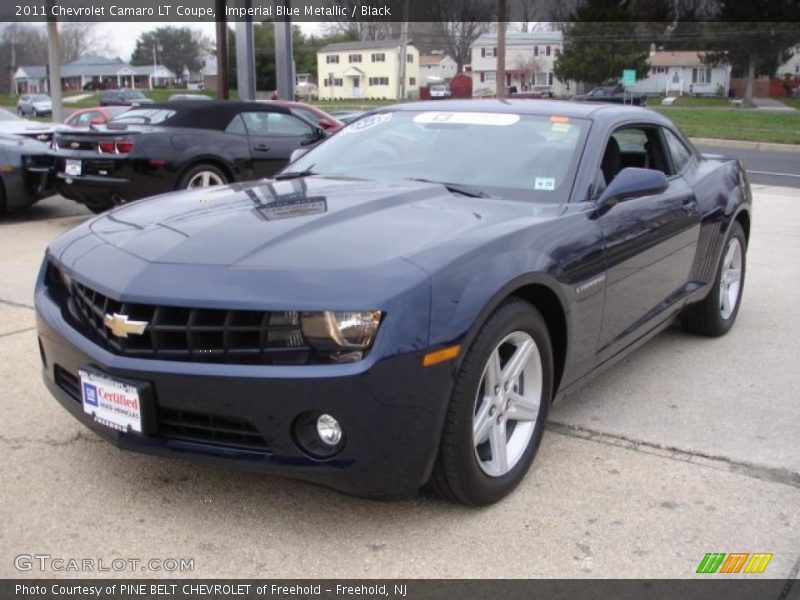 Imperial Blue Metallic / Black 2011 Chevrolet Camaro LT Coupe