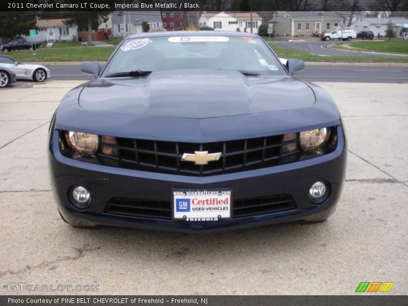 Imperial Blue Metallic / Black 2011 Chevrolet Camaro LT Coupe