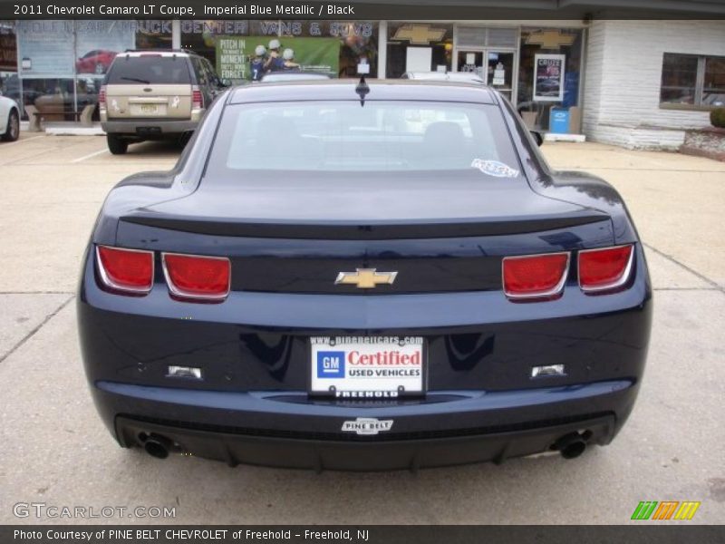 Imperial Blue Metallic / Black 2011 Chevrolet Camaro LT Coupe