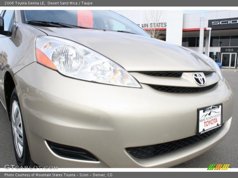 Desert Sand Mica / Taupe 2006 Toyota Sienna LE