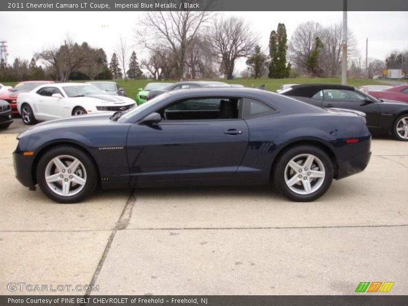 Imperial Blue Metallic / Black 2011 Chevrolet Camaro LT Coupe