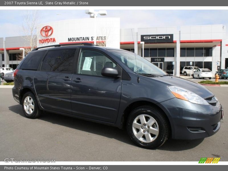 Slate Gray Metallic / Stone 2007 Toyota Sienna LE