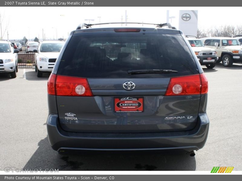 Slate Gray Metallic / Stone 2007 Toyota Sienna LE