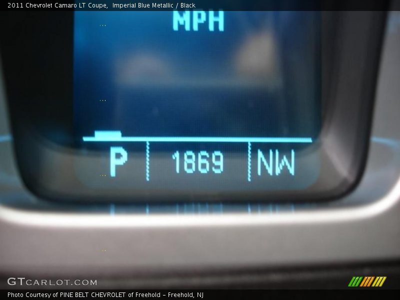 Imperial Blue Metallic / Black 2011 Chevrolet Camaro LT Coupe