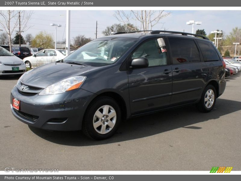 Slate Gray Metallic / Stone 2007 Toyota Sienna LE